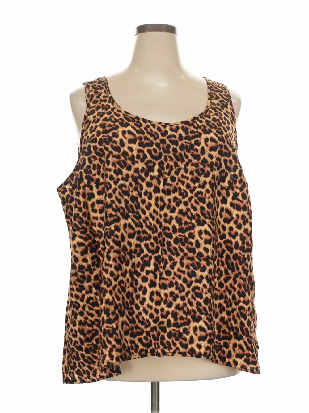 NWT Torrid On The Prowl Leopard Print Scoop Neck Tank Top Size 3 3X - Picture 2 of 7